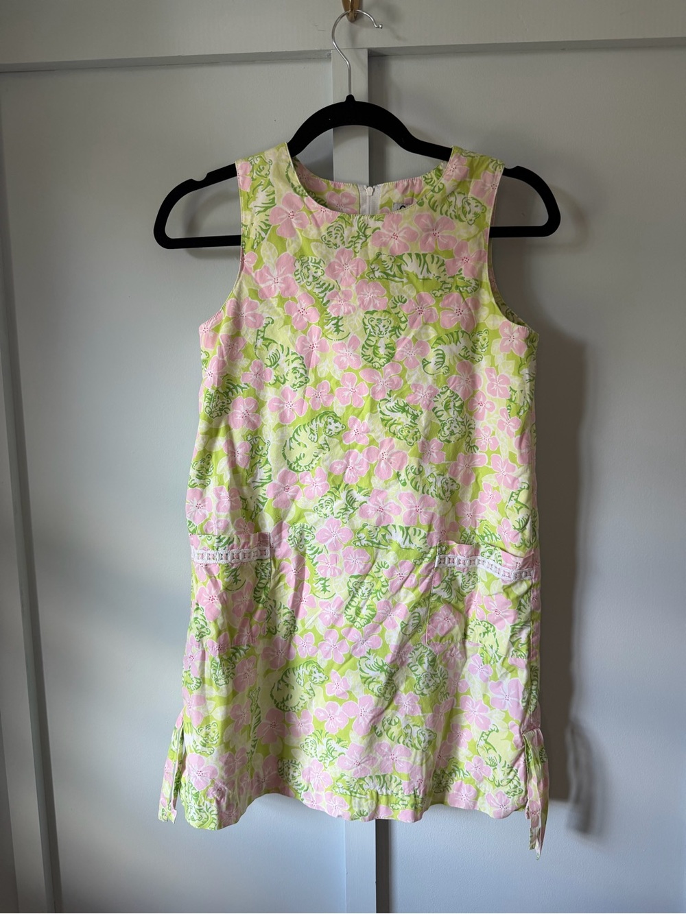 Lilly Pulitzer Pink and Lime Floral Dress